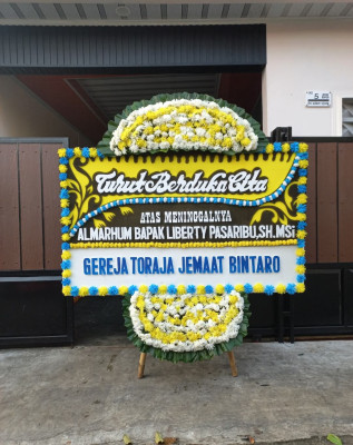 Papan Bunga Duka di Jagabaya Ii