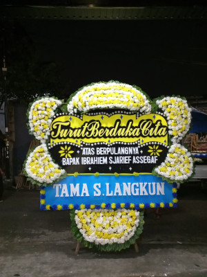 Papan Bunga Duka di Jagabaya Ii